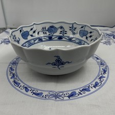 Antike runde Schale Zwiebelmuster 21cm Stadt ...