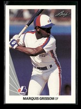 1990 Leaf #107 Marquis Grissom Montreal Expos