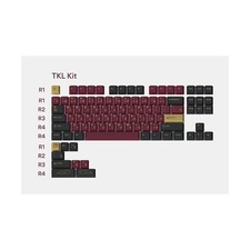 Drop  RedSuns GMK Red Samurai Keycap Set