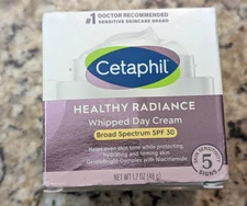 Cetaphil Healthy Radiance Whipped Day Cream SPF 30 Face Cream 1.7 oz exp: 07/26