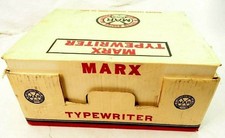 Vintage Louis Marx Co. Toy Typewriter in Original Box, w/Ribbon