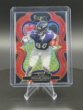 2025 Panini Select Suite Level #361 Isaiah Likely Red Mojo Prizm /49