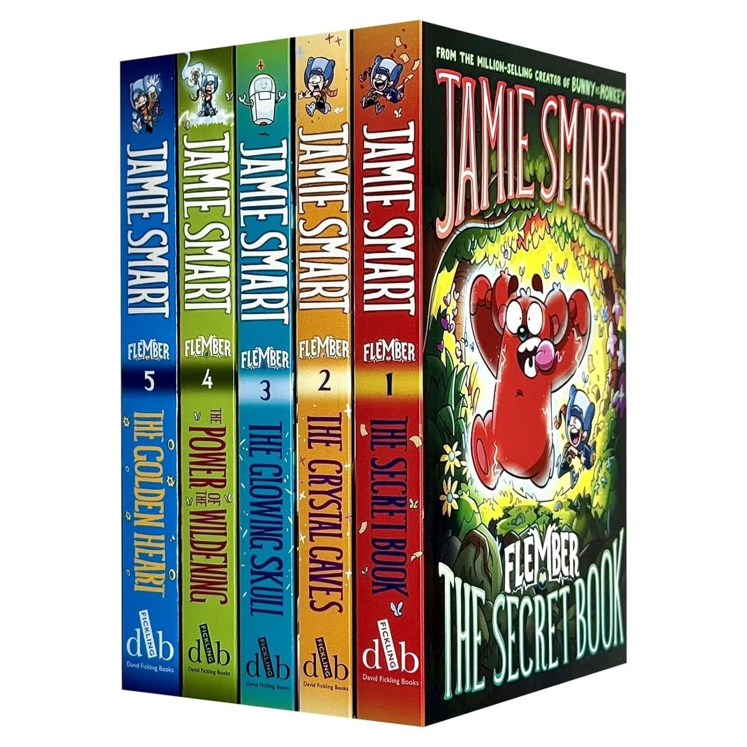 Flember Series 5 Books Collection Set (Books 1-5) By Jamie Smart Paperback NEW