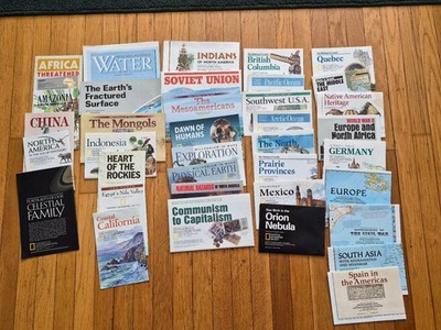 Vintage National Geographic Magazine Maps & Extras  1990-1999 & 2000-?