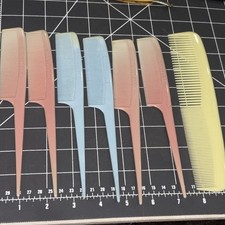 Lot 7 Vintage Unbreakable Combs