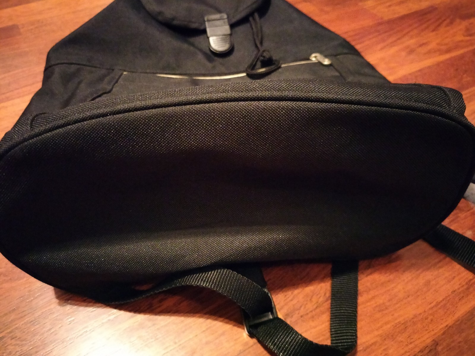 Samsonite Black Drawstring Snap Closure Backpack - image 3