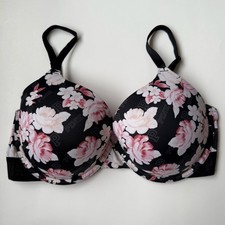 Victoria's Secret PINK Wear Everywhere Lightly Lined T-Shirt Bra 36DD Floral