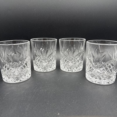 Shannon Crystal By Godinger Dublin Collection Old Fashioned Glasses - Set of 4