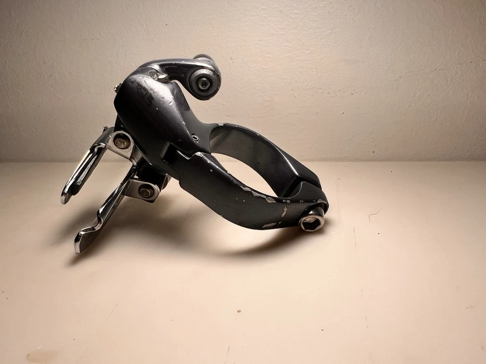 复古 Campagnolo Centaur 2x10 速度前变速器夹 32 毫米轻度使用 — 第 3/4 张图片