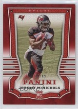 2017 Panini Rookies Red Knight 34/49 Jeremy McNichols #148 8wm