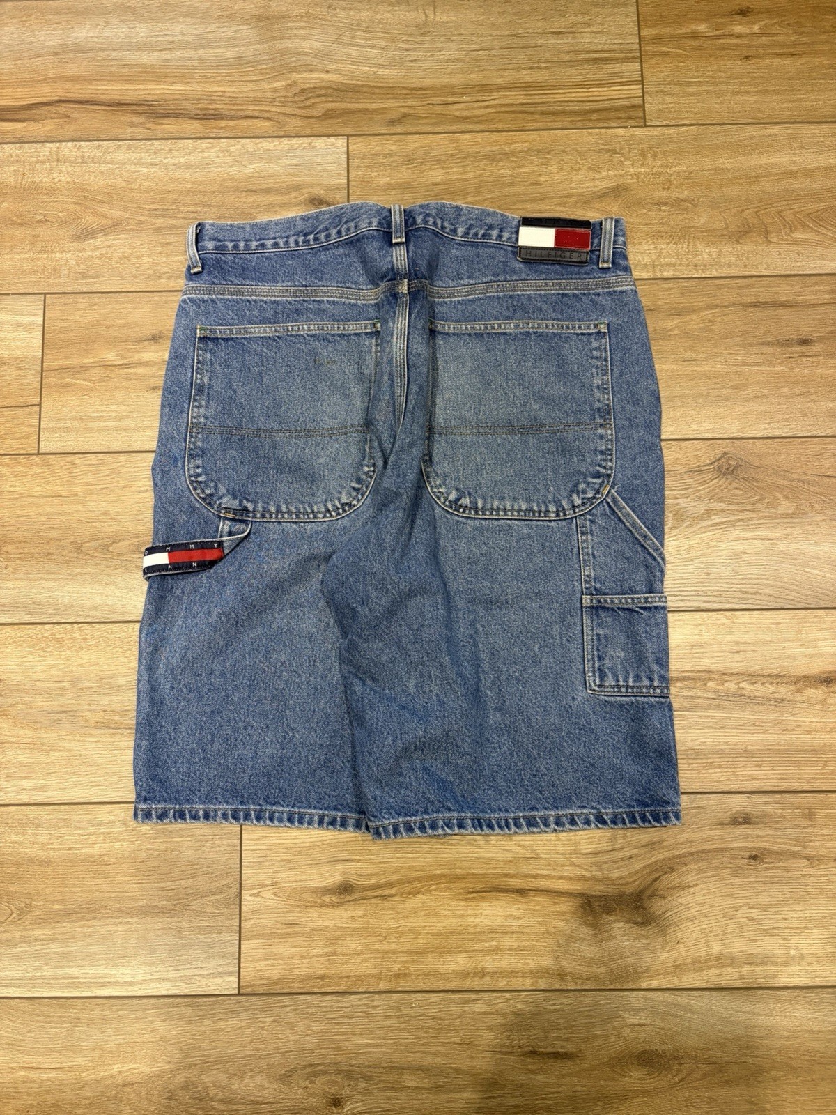 Vintage Baggy Tommy Hilfiger Blue Denim Jorts Size: 36