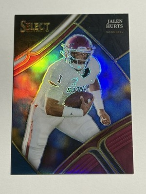 2023 Panini Select Draft Picks - Field Level Jalen Hurts Tri-Color Prizm /199