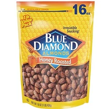 Honey Roasted Snack Almonds 1 Pound