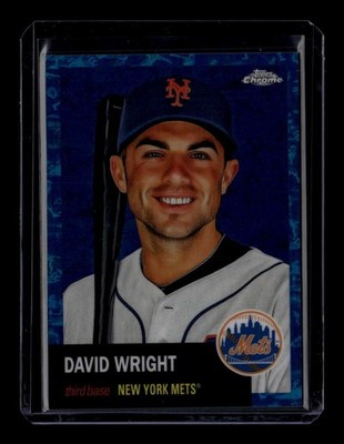 2022 Topps Chrome Platinum Toile White Blue Refractor 337 David Wright 64/199