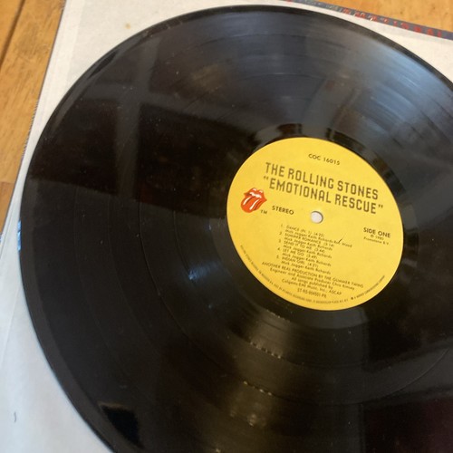 Rolling Stones Emotional Rescue US Vinyl LP In Shrink With Poster! See Pics! - Picture 14 of 20
