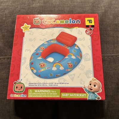 Cocomelon Baby Watercraft Inflatable Float Floatie Pool Fun Swimming Ages 18M +