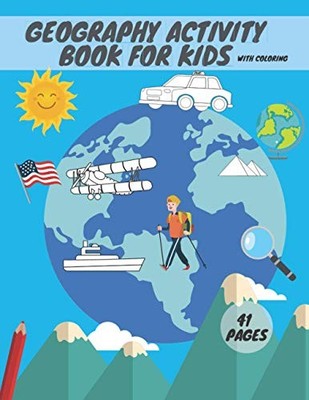 Hub Publishing Geography activity book for kids with coloring (Taschenbuch)