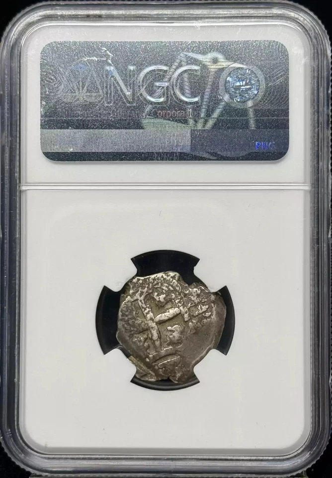1755 P q BOLIVIA Silver 2 REALES NGC VF-25 - Image 2 of 2