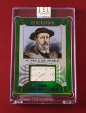 2025 Eternal Revelation History Relics Ferdinand Magellan 4/5 3-Line Black Ink