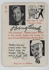 1945 Leister Game Company Auto Game Bing Crosby #4A 0w6