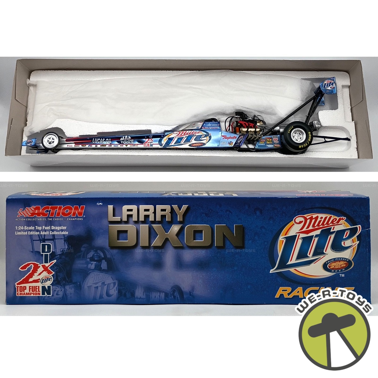 NHRA Drag Racing Larry Dixon 2003 Dragster Miller Vehicle Action Collectibles