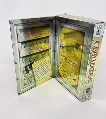 Sid Meiers Civilization III Complete (PC 2005) 3 CDs & Manual in Original Box