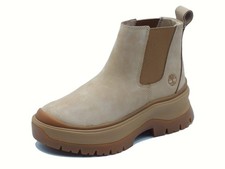 Timberland 0A28XM Roxie Lane Chelsea Light Beige Scarponcini per Donna in nabuk