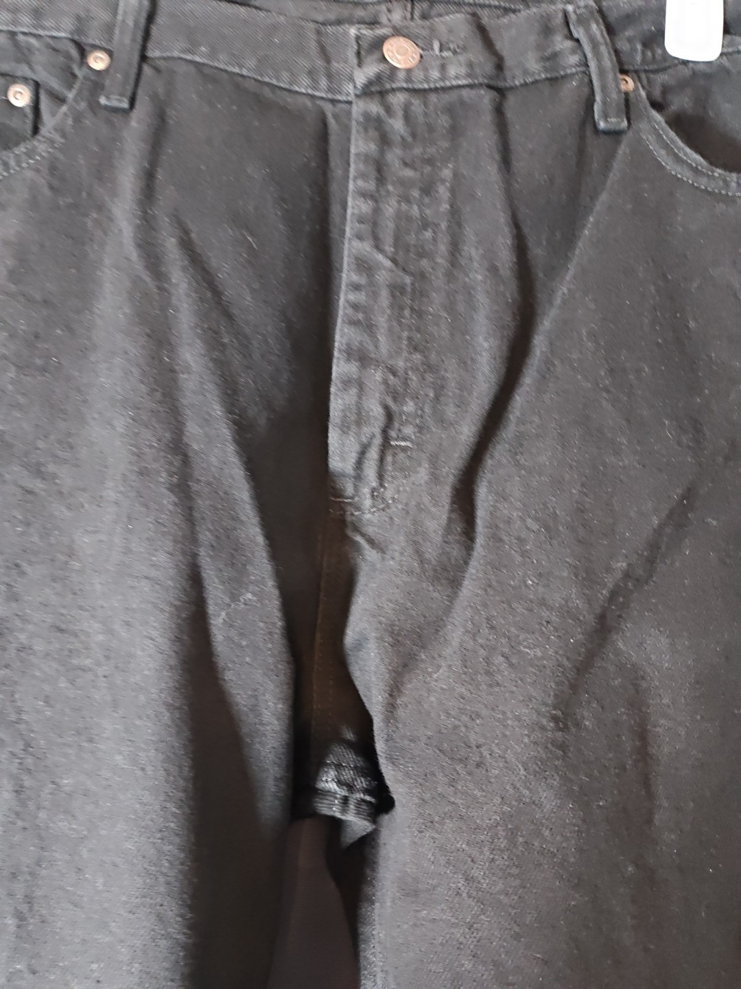 Wrangler Five Star RELAXED FIT Mens Jeans Black Size 40x30 - NEW thumbnail 3