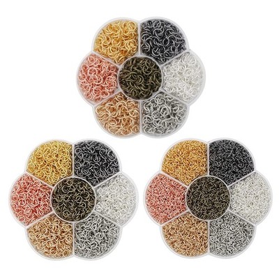 Handmade Split for Key Rings Connector 4mm 6mm 8mm for Keychain for Key Jewelry