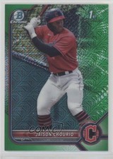 2022 Bowman Chrome Mega Box Green Mojo Refractor 1/99 Jaison Chourio nd3
