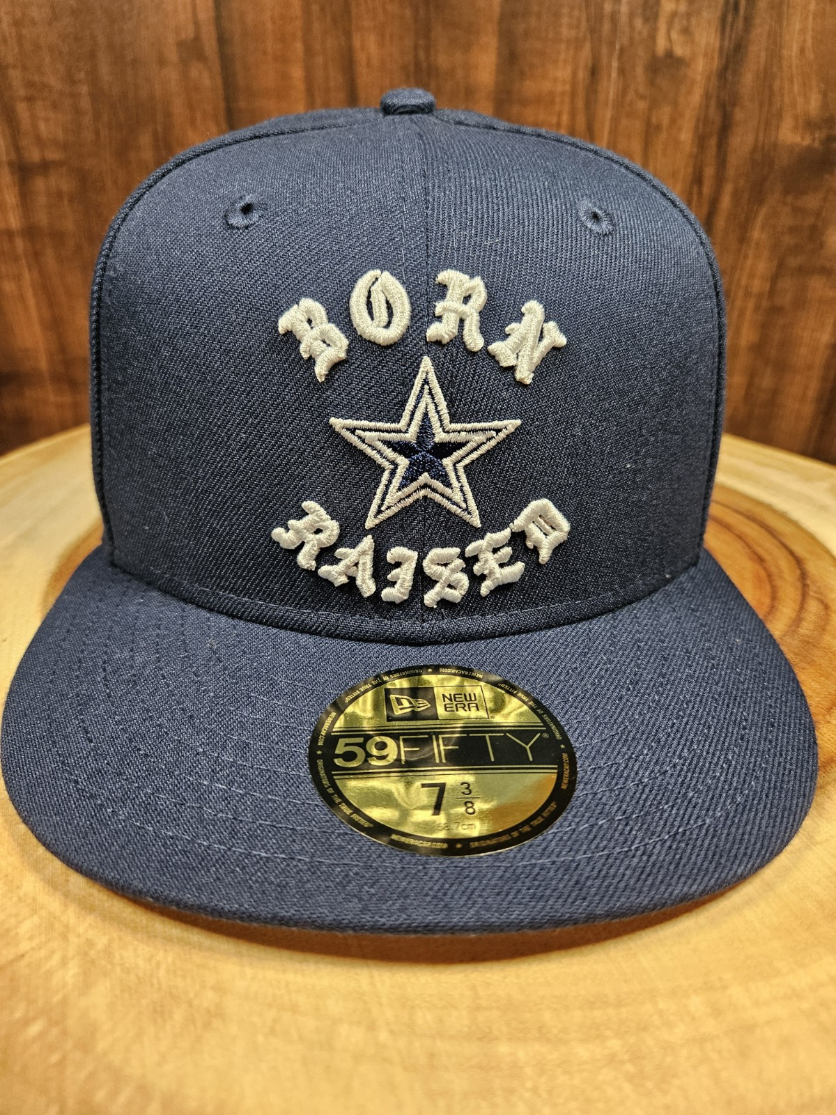 Dallas Cowboys Born X Raised New Era 59Fifty Fitted Cap Size 7 3/8 NFL Team Hat