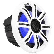 Kicker 51MSC8 Marine 8-Inch 200W RMS 4-Ohm 2-Way Speakers with RGBW LED Lighting