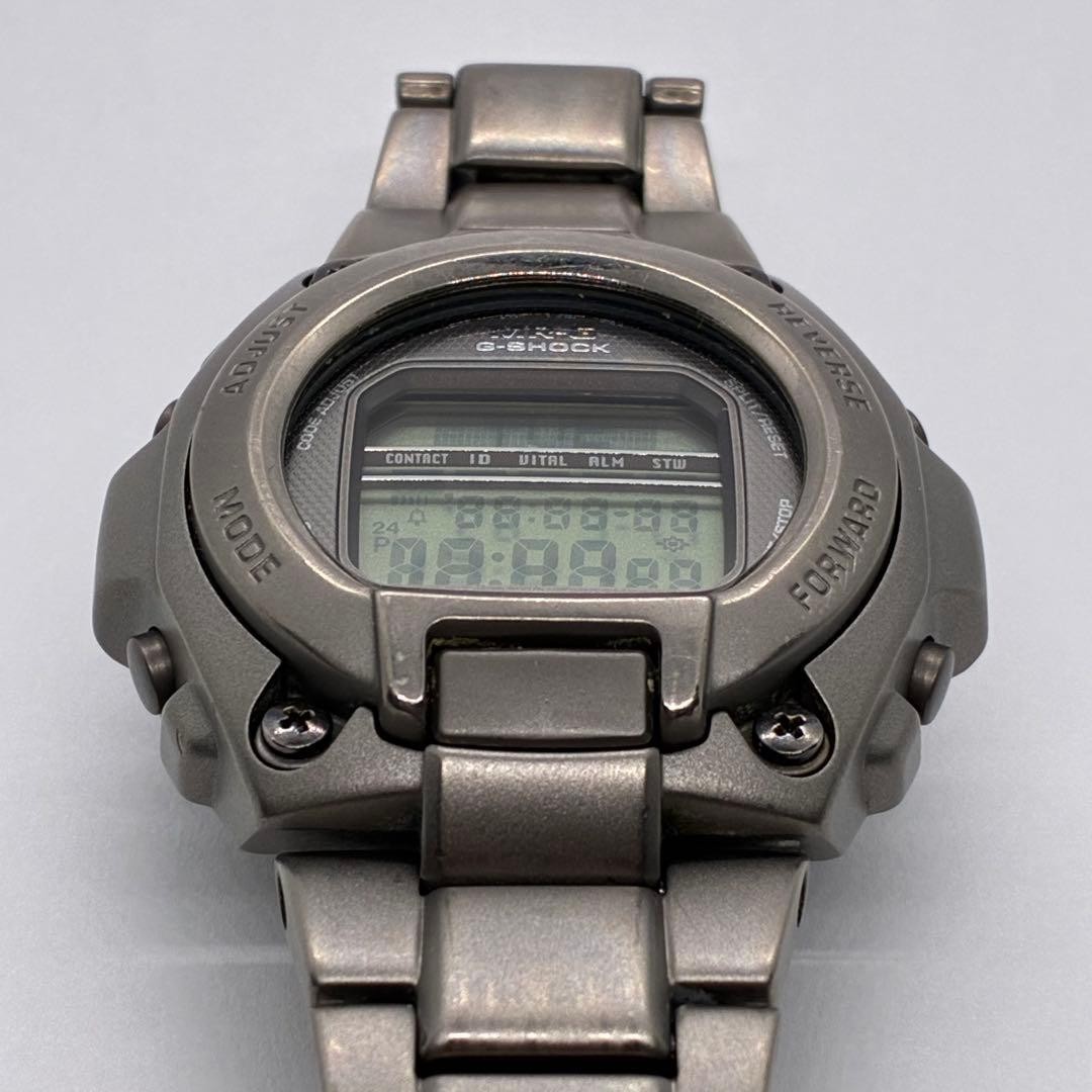 Casio G-Shock MRG-200T Titanium Analog Watch Silver Tested Japan
