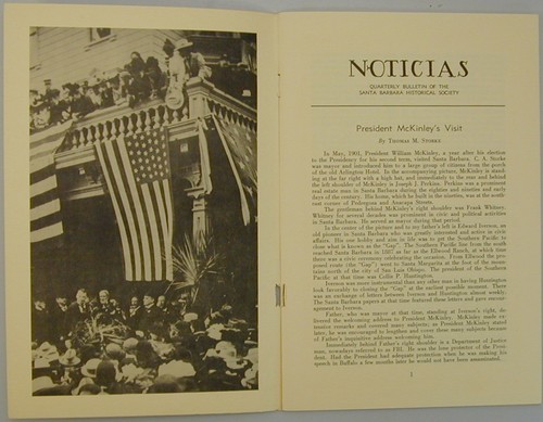 Collection of 2 Different Santa Barbara Historical Society Noticias Very Rare - Picture 4 of 15