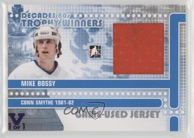 2010-11 ITG Decades 1980s Silver Vault Purple 1/1 Mike Bossy #TWJ-07 HOF 0a4