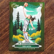 2024 Panini WNBA Rookie Royalty One and One Downtown Nika Muhl RC