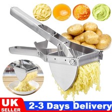 Heavy Duty Steel Potato Ricer Puree Masher Juicer Vegetable Fruit Press Maker