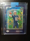 2024 Panini Donruss Optic - Rated Rookie Drake Maye #229 Blue Scope Prizm (RC)