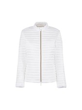 Giacca Save the Duck da donna, in tessuto tecnico, colore bianco.