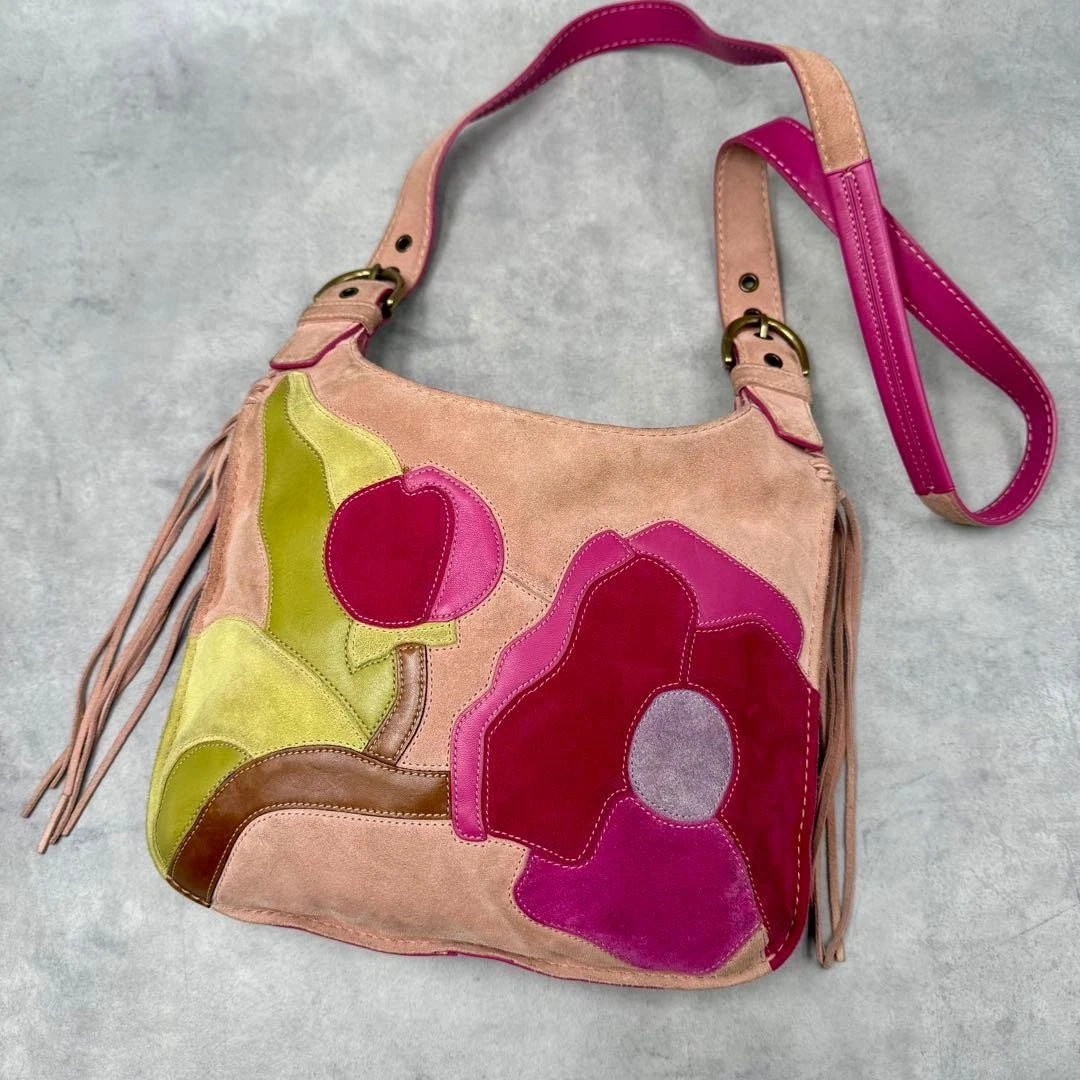 Coach Poppy Floral Suede Exterior Bags & Handbags for Women for