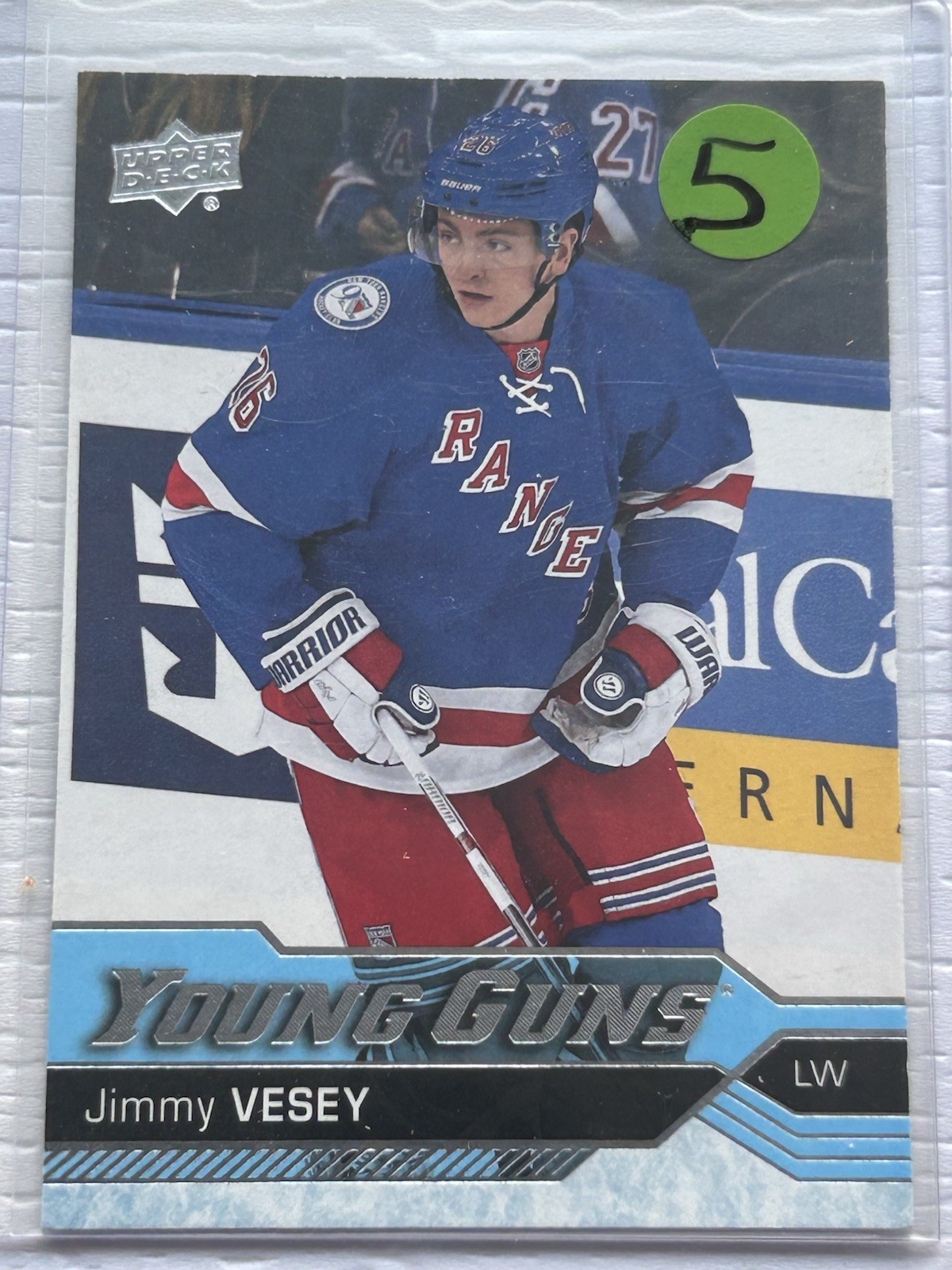 2016-17 Upper Deck - Young Guns Jimmy Vesey #218 (RC)