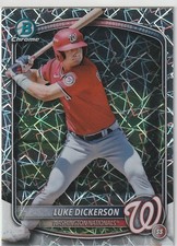2025 Bowman Draft Chrome Luke Dickerson Laser Refractor BDC-61 Nationals