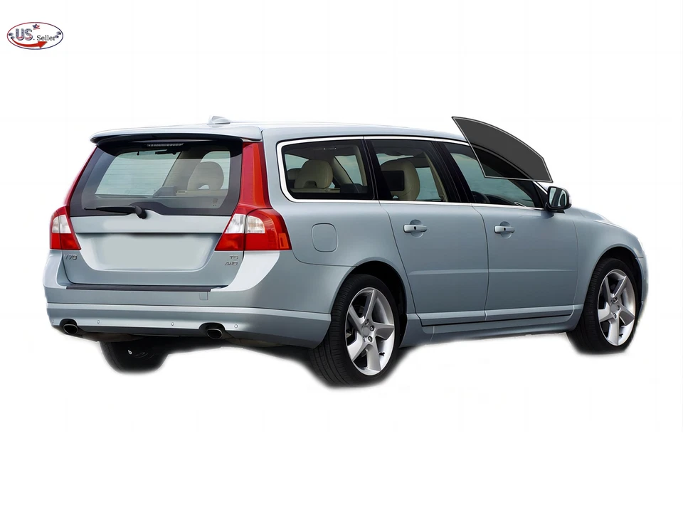 Kit de película de tinte de ventana de 2 capas precortada personalizada computarizada para Volvo V70 2001-07 Foto 3 de 4