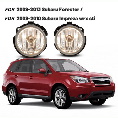 For 2009 2010-2013 Subaru Forester Fog Lights Front Bumper Driving Lamps w/Bulbs