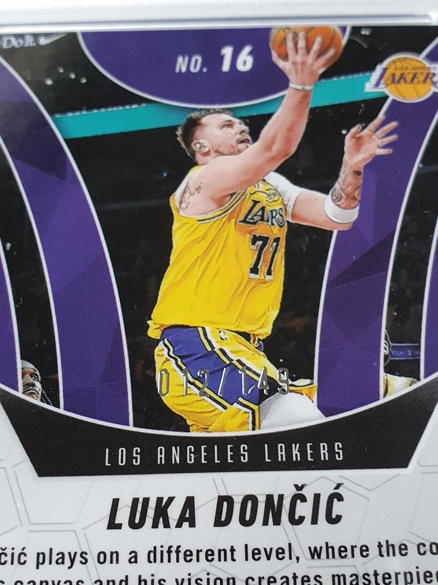 PSA9 Panini Luka Doncic 149限定 シリ BGS ARS 2024 Panini Mosaic Luka Doncic #16 BLUE SEISMIC /149 Holo - PSA 9