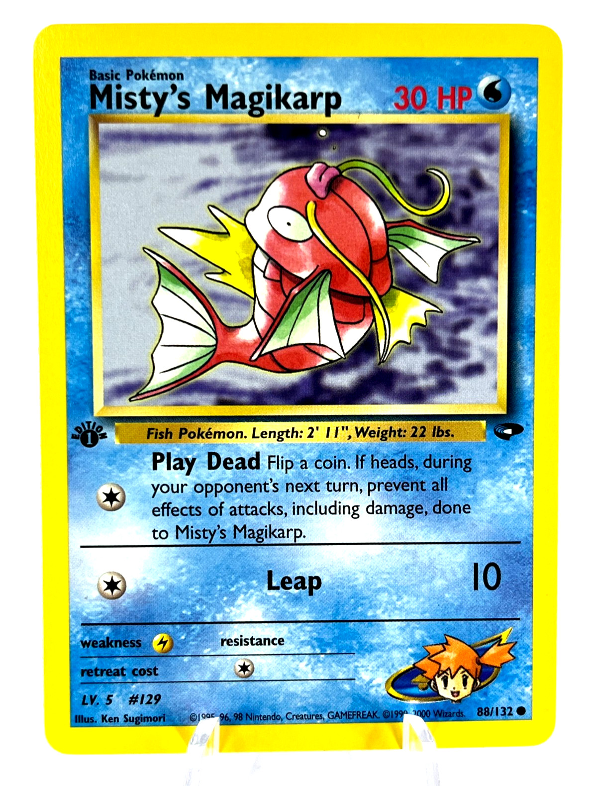 1st Edition Misty's Magikarp 88/132 - Gym Challenge - Common - Pokemon - NM