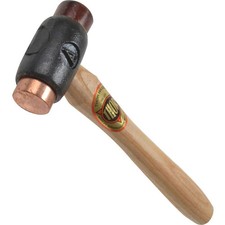 Thor 208 Copper, Rawhide Double sided Hammer, Size A, (Brown, Black)