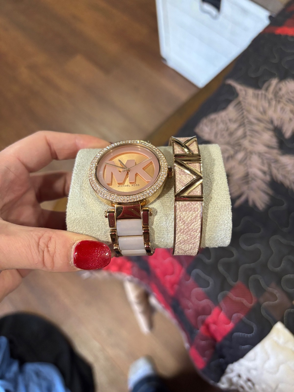 michel kors watch/bracelet set