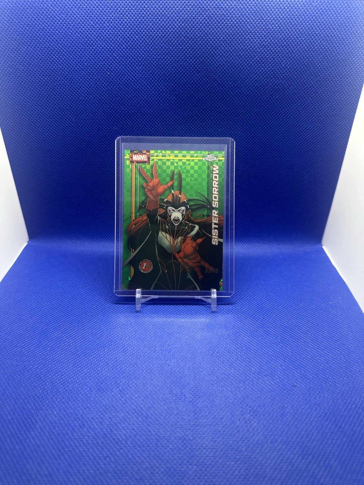 2026 Topps Chrome Marvel - Sister Sorrow Green Xfractor /99