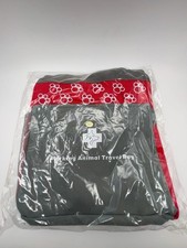Service Therapy Working Dog Travel Bag Supplies Treat Bag Red Grey